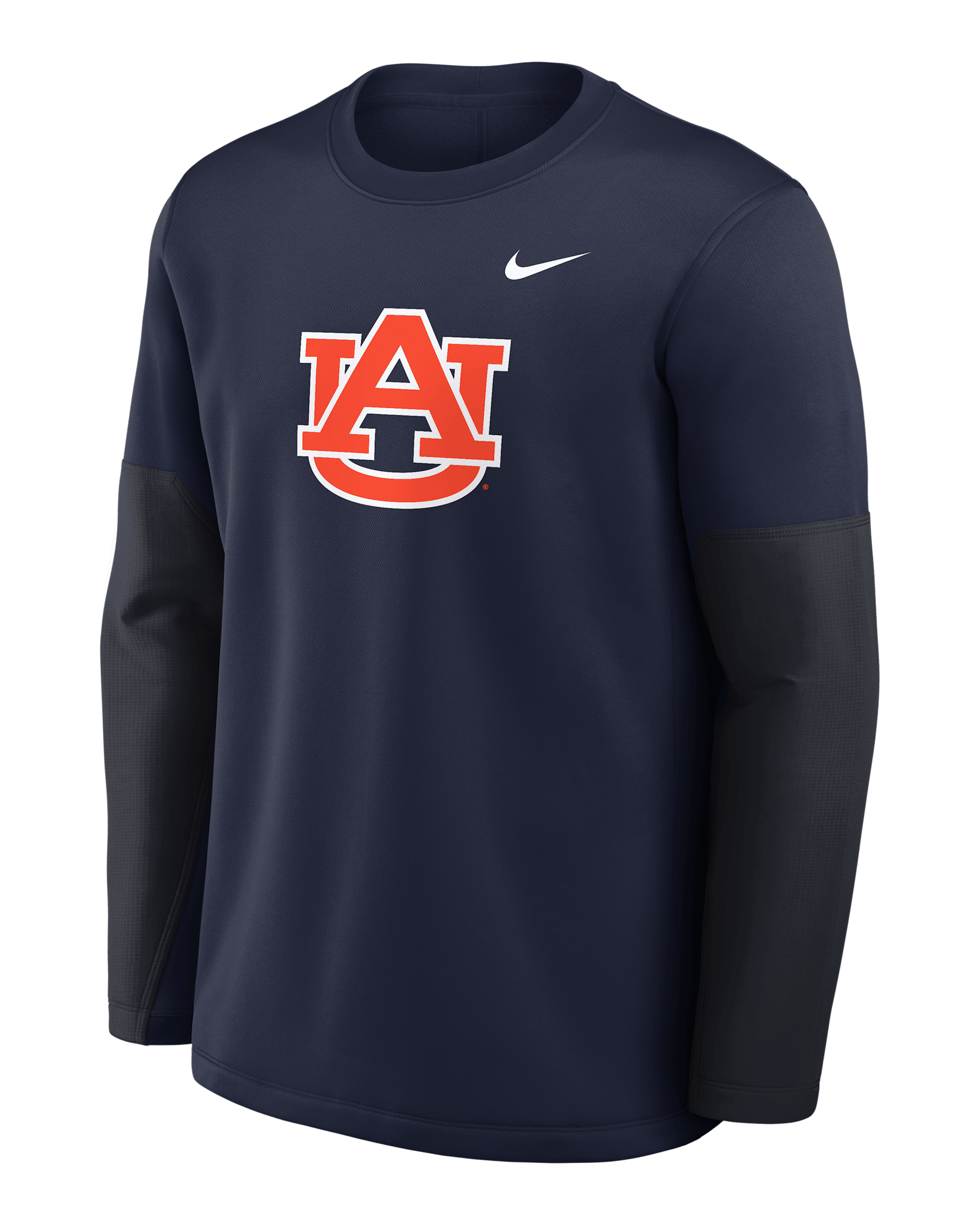 Auburn Sideline Coach Men's Nike Therma-FIT College Long-Sleeve T